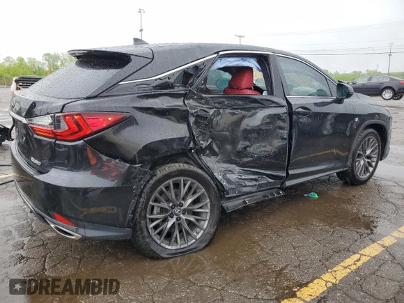 2020 Lexus RX 350 F Sport with VIN 2T2SZMDA5LC224069, listed as a Copart auction lot 56298745 with 47,988 mi miles and Non repairable. Bid and sale history available at DreamBid. Image 3.