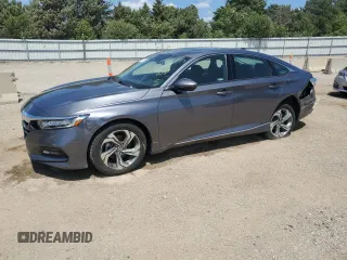 2018 Honda Accord EX-L with VIN 1HGCV1F62JA077823, listed as a Copart auction lot 61616055 with 39,261 mi miles and Salvage title. Bid and sale history available at DreamBid. Image 1.