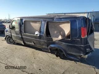 2000 GMC Savana Cargo Van RV Conversion with VIN 1GDFG15M4Y1140397, listed as a Copart auction lot 76347184 with 0 mi miles and Salvage Title. Bid and sale history available at carsss.com. Image 2.