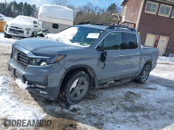 2022 Honda Ridgeline RTL-E with VIN 5FPYK3F73NB035246, listed as a IAAI auction lot 41532768 with 37,116 mi miles and . Bid and sale history available at DreamBid. Image 2.