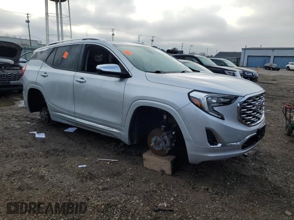 2019 GMC Terrain Denali with VIN 3GKALXEX5KL100969, listed as a Copart auction lot 86571894 with 81,130 mi miles and Salvage Title. Bid and sale history available at DreamBid. Image 4.