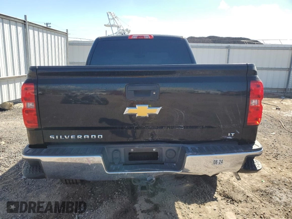 2017 Chevrolet Silverado 1500 LT with VIN 3GCPCREH2HG125128, listed as a Copart auction lot 83224824 with 93,467 mi miles and Salvage Title. Bid and sale history available at DreamBid. Image 6.