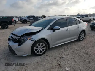 2025 Toyota Corolla LE z VIN 5YFB4MDE6SP251043, wystawiony jako Copart lot #56819775 z przebiegiem 2 376 mil mil oraz Szkoda całkowita • Salvage title. Historia ofert i sprzedaży dostępna na DreamBid. Obrazek 1.