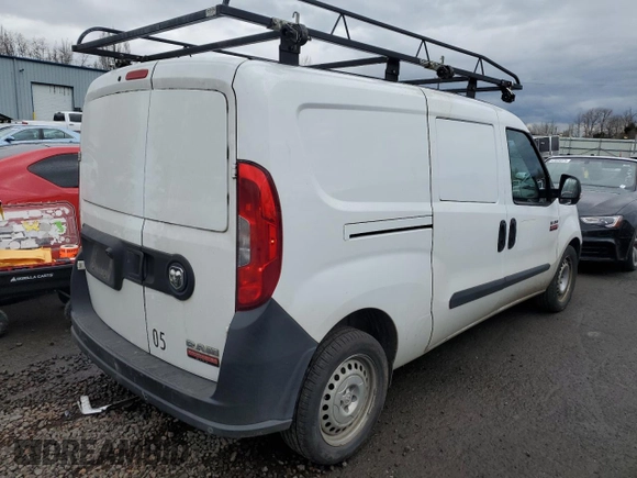 2017 Ram ProMaster City Cargo Tradesman with VIN ZFBERFAB0H6H29418, listed as a Copart auction lot 47784825 with 138,198 mi miles and Clean Title. Bid and sale history available at carsss.com. Image 3.