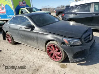 2015 Mercedes-Benz C-Class C 300 Luxury with VIN 55SWF4KB0FU012463, listed as a Copart auction lot 47119185 with 140,170 mi miles and Salvage Title. Bid and sale history available at carsss.com. Image 4.