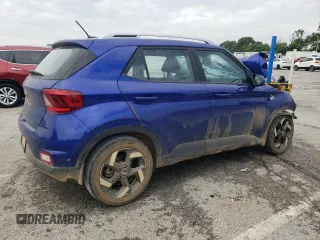 2023 Hyundai Venue SEL with VIN KMHRC8A32PU247461, listed as a Copart auction lot 59963175 with 39,036 mi miles and Salvage title. Bid and sale history available at DreamBid. Image 3.