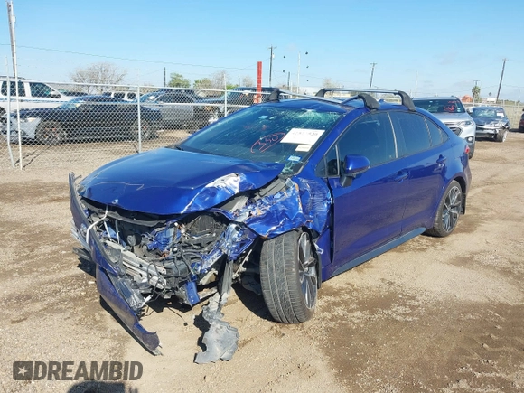 2020 Toyota Corolla SE with VIN JTDS4RCE9LJ030816, listed as a IAAI auction lot 41577520 with 39,857 mi miles. Bid and sale history available at carsss.com. Image 6.
