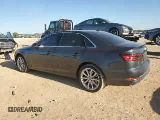 2019 Audi A4 Premium z VIN WAUGMAF47KA034871, wystawiony jako Copart lot #52185025 z przebiegiem 58 636 mil mil oraz Czysty tytuł • Clean title. Historia ofert i sprzedaży dostępna na DreamBid. Obrazek 2.