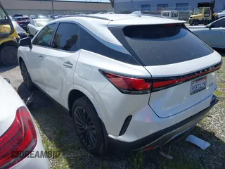 2025 Lexus RX with VIN 2T2BBMCA2SC072336, listed as a IAAI auction lot 41919853 with 1,266 mi miles. Bid and sale history available at carsss.com. Image 3.