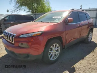 2017 Jeep Cherokee Latitude with VIN 1C4PJLCB2HW585988, listed as a Copart auction lot 48169725 with 103,538 mi miles and Salvage Title. Bid and sale history available at DreamBid. Image 1.