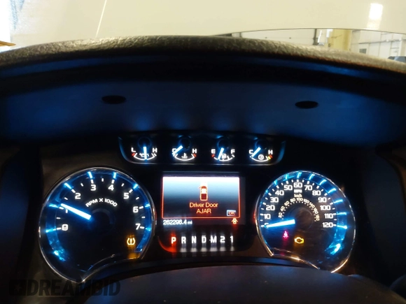 2012 Ford F-150 XL with VIN 1FTFX1ET5CFC10058, listed as a IAAI auction lot 40381269 with 262,296 mi miles. Bid and sale history available at carsss.com. Image 7.