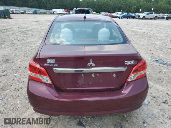 2017 Mitsubishi Mirage ES with VIN ML32F3FJ9HHF10830, listed as a Copart auction lot 60078115 with 227,571 mi miles and Salvage title. Bid and sale history available at DreamBid. Image 6.