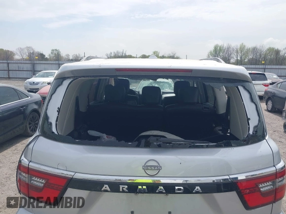 2021 Nissan Armada SV z VIN JN8AY2AD6M9661144, wystawiony jako IAAI lot #41854432 z przebiegiem 91 888 mil mil oraz . Historia ofert i sprzedaży dostępna na DreamBid. Obrazek 6.