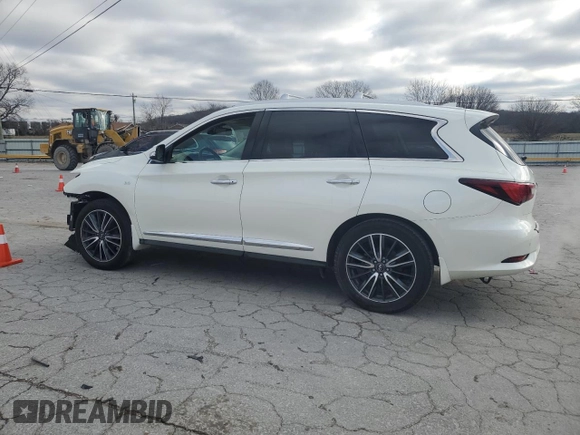2020 Infiniti QX60 Luxe z VIN 5N1DL0MN9LC523837, wystawiony jako Copart lot #45395415 z przebiegiem 63 386 mil mil oraz Czysty tytuł • Clean title. Historia ofert i sprzedaży dostępna na DreamBid. Obrazek 2.