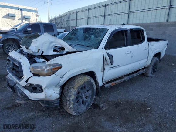 2021 Toyota Tacoma 2WD SR5 with VIN 3TMAZ5CN3MM140626, listed as a Copart auction lot 77401424 with 0 mi miles and Non Repairable. Bid and sale history available at carsss.com. Image 1.