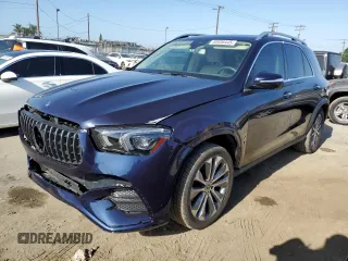 2020 Mercedes-Benz GLE 350 with VIN 4JGFB4JB9LA199801, listed as a Copart auction lot 60936445 with 94,942 mi miles and Salvage title. Bid and sale history available at DreamBid. Image 1.