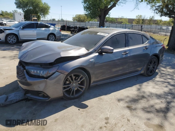 2019 Acura TLX w/A-Spec Pkg with VIN 19UUB3F61KA002234, listed as a Copart auction lot 48674985 with 75,524 mi miles and Non Repairable. Bid and sale history available at carsss.com. Image 1.