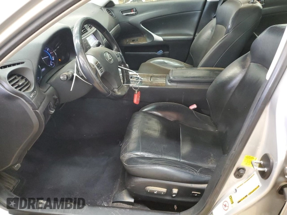 2011 Lexus IS 250 with VIN JTHBF5C28B5154249, listed as a Copart auction lot 48106415 with 170,551 mi miles and Salvage Title. Bid and sale history available at DreamBid. Image 7.