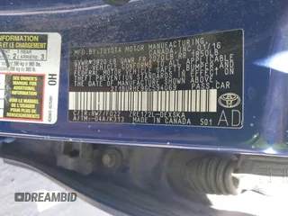 2016 Toyota Corolla L with VIN 2T1BURHE9GC594069, listed as a IAAI auction lot 42044176 with 112,661 mi miles and . Bid and sale history available at DreamBid. Image 9.