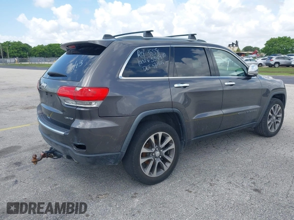 2018 Jeep Grand Cherokee Limited with VIN 1C4RJFBG2JC334970, listed as a IAAI auction lot 42346729 with 83,059 mi miles and . Bid and sale history available at DreamBid. Image 4.