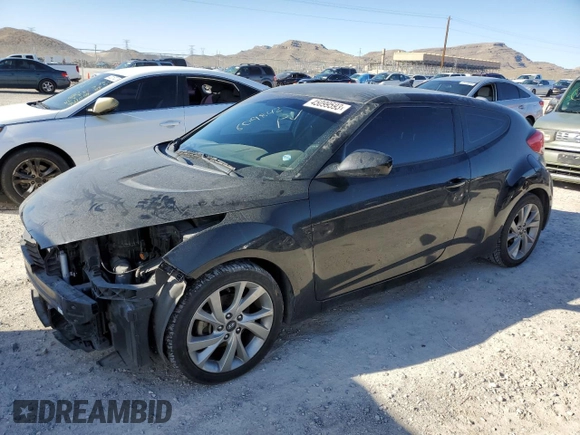 2016 Hyundai Veloster with VIN KMHTC6AD9GU274319, listed as a Copart auction lot 45099593 with 58,917 mi miles. Bid and sale history available at carsss.com. Image 1.