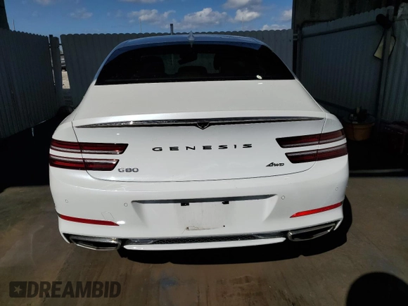 2024 Genesis G80 2.5T z VIN KMTGB4SC3RU237743, wystawiony jako Copart lot #44111555 z przebiegiem 15 170 mil mil oraz Nie do naprawy • Non repairable. Historia ofert i sprzedaży dostępna na DreamBid. Obrazek 6.
