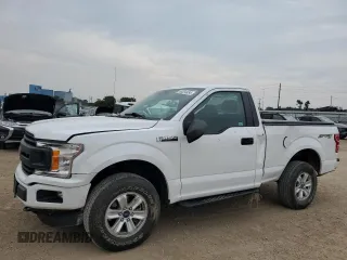 2018 Ford F-150 XL with VIN 1FTMF1EP8JFC54081, listed as a Copart auction lot 68204854 with 21,853 mi miles and Salvage Title. Bid and sale history available at carsss.com. Image 1.