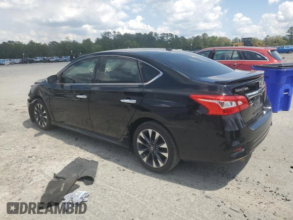 2018 Nissan Sentra S with VIN 3N1AB7AP5JY317771, listed as a Copart auction lot 42065985 with 106,696 mi miles and Salvage Title. Bid and sale history available at DreamBid. Image 2.