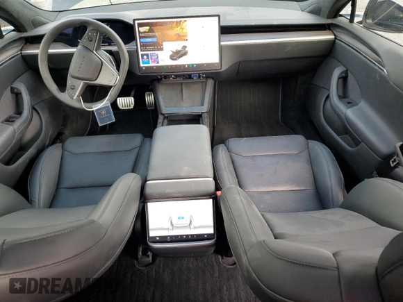 2024 Tesla Model S with VIN 5YJSA1E54RF536092, listed as a Copart auction lot 85934334 with 11,451 mi miles and Salvage title. Bid and sale history available at DreamBid. Image 8.