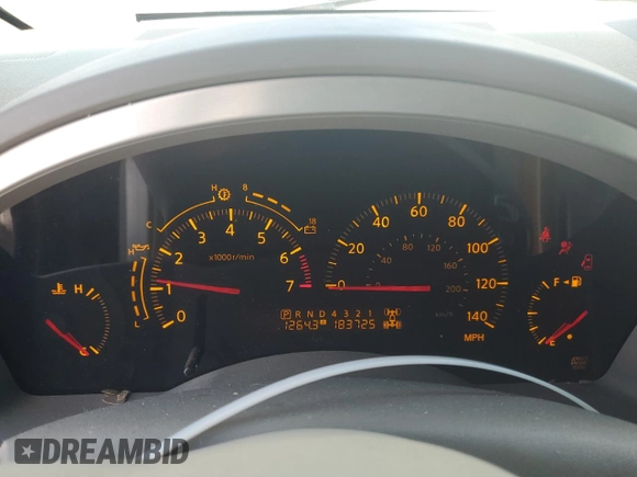 2004 Infiniti QX56 with VIN 5N3AA08C24N804778, listed as a Copart auction lot 53715775 with 183,725 mi miles and Salvage Title. Bid and sale history available at DreamBid. Image 9.