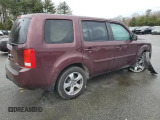 2015 Honda Pilot EX-L with VIN 5FNYF4H57FB059579, listed as a Copart auction lot 47687825 with 133,194 mi miles and Salvage Title. Bid and sale history available at carsss.com. Image 3.