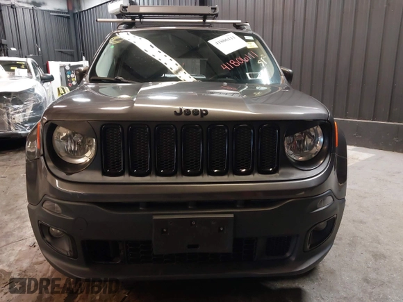 2016 Jeep Renegade Latitude with VIN ZACCJBBT7GPD01219, listed as a IAAI auction lot 41806111 with 100,807 mi miles. Bid and sale history available at carsss.com. Image 12.