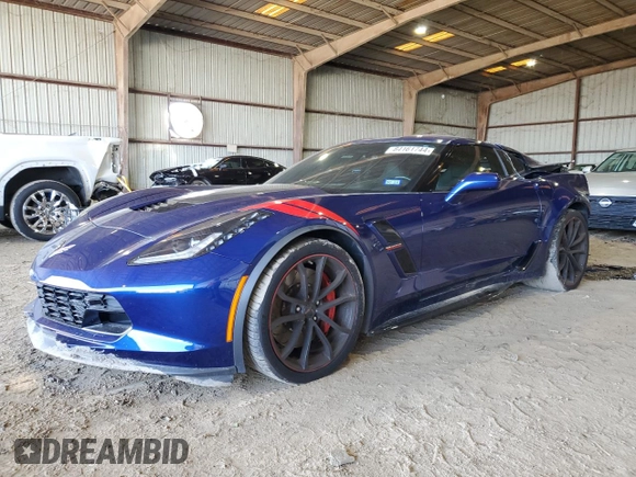 2017 Chevrolet Corvette with VIN 1G1Y12D7XH5113769, listed as a Copart auction lot 84161744 with 14,601 mi miles and Salvage title. Bid and sale history available at DreamBid. Image 1.