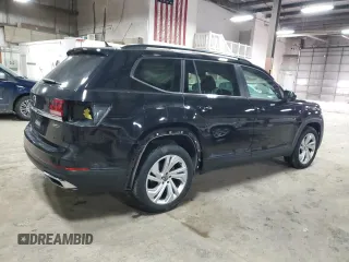 2021 Volkswagen Atlas SE with VIN 1V2HR2CA1MC538427, listed as a Copart auction lot 45491485 with 65,573 mi miles and Salvage title. Bid and sale history available at DreamBid. Image 3.