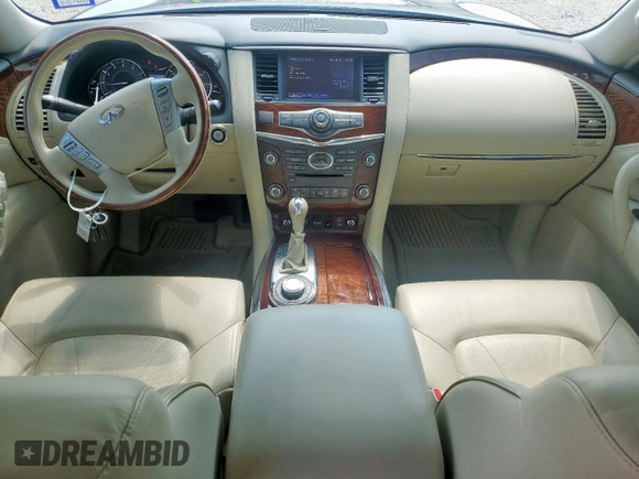2015 Infiniti QX80 z VIN JN8AZ2NE5F9087834, wystawiony jako Copart lot #60919505 z przebiegiem 42 526 mil mil oraz Szkoda całkowita • Salvage title. Historia ofert i sprzedaży dostępna na DreamBid. Obrazek 8.