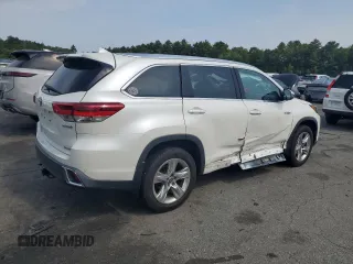 2019 Toyota Highlander Hybrid Limited with VIN 5TDDGRFH0KS078518, listed as a Copart auction lot 60562235 with 132,425 mi miles and Salvage title. Bid and sale history available at DreamBid. Image 3.