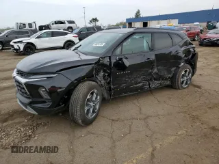 2024 Chevrolet Blazer LT with VIN 3GNKBCR47RS258104, listed as a Copart auction lot 54824135 with 7,683 mi miles and Salvage title. Bid and sale history available at DreamBid. Image 1.