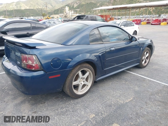 2003 Ford Mustang Standard with VIN 1FAFP40463F447312, listed as a IAAI auction lot 39814508 with 227,025 mi miles. Bid and sale history available at carsss.com. Image 4.