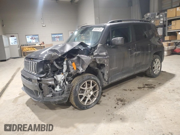 2020 Jeep Renegade Altitude with VIN ZACNJBBB3LPL55687, listed as a Copart auction lot 88653415 with 25,841 mi miles and Salvage title. Bid and sale history available at DreamBid. Image 1.