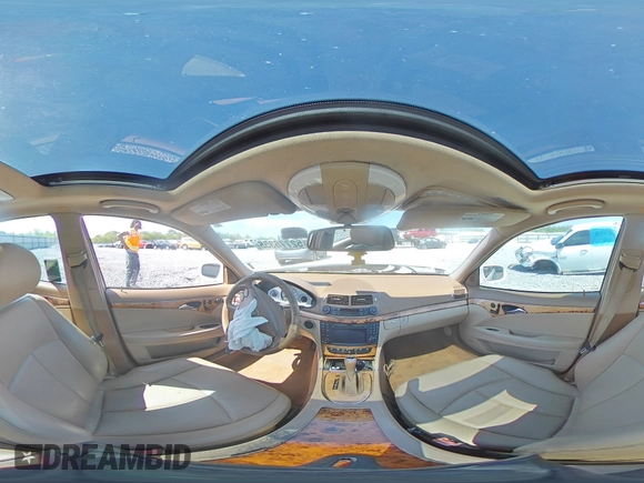 2009 Mercedes-Benz E 350 Luxury with VIN WDBUF56XX9B420690, listed as a Copart auction lot 52776355 with 187,756 mi miles and Salvage Title. Bid and sale history available at DreamBid. Image 13.