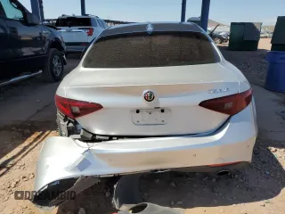 2019 Alfa Romeo Giulia with VIN ZARFAMAN4K7621573, listed as a Copart auction lot 60509535 with Not provided miles and Salvage title. Bid and sale history available at DreamBid. Image 6.
