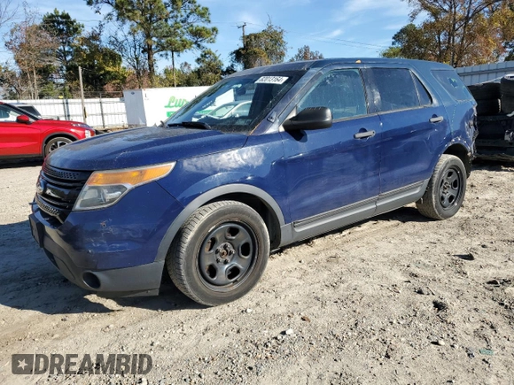 2014 Ford Utility Police Interceptor with VIN 1FM5K8AR1EGB96343, listed as a Copart auction lot 82013164 with 171,240 mi miles and Salvage Title. Bid and sale history available at carsss.com. Image 1.