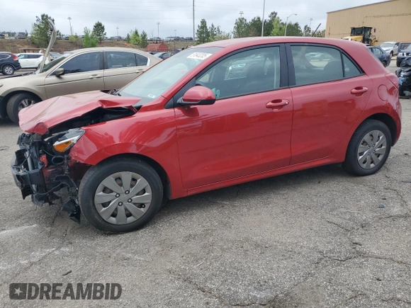 2020 Kia Rio S with VIN 3KPA25AD0LE348289, listed as a Copart auction lot 51843205 with 29,490 mi miles and Salvage Title. Bid and sale history available at DreamBid. Image 1.
