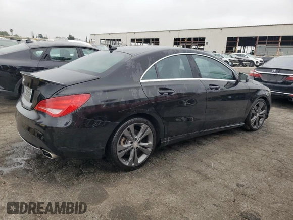 2014 Mercedes-Benz CLA 250 with VIN WDDSJ4EB6EN036797, listed as a Copart auction lot 58119915 with 117,823 mi miles and Clean title. Bid and sale history available at DreamBid. Image 3.