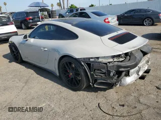 2018 Porsche 911 Carrera S with VIN WP0AB2A93JS122882, listed as a Copart auction lot 64508164 with 36,509 mi miles and Salvage Title. Bid and sale history available at carsss.com. Image 2.