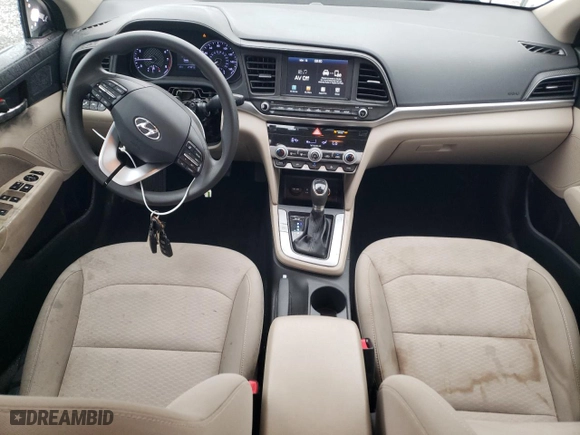 2020 Hyundai Elantra SEL with VIN 5NPD84LF3LH573371, listed as a Copart auction lot 48304415 with 67,351 mi miles and Salvage Title. Bid and sale history available at carsss.com. Image 8.