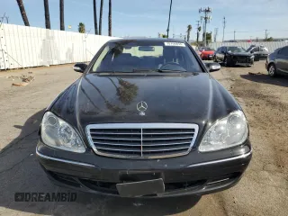 2003 Mercedes-Benz S-Class 4.3L with VIN WDBNG70J13A349510, listed as a Copart auction lot 79706894 with 76,124 mi miles and Salvage Title. Bid and sale history available at carsss.com. Image 5.