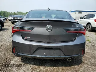 2020 Acura ILX Premium with VIN 19UDE2F87LA800757, listed as a Copart auction lot 57841185 with 37,171 mi miles and Salvage title. Bid and sale history available at DreamBid. Image 6.