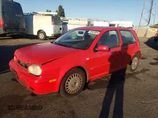 1999 Volkswagen Golf z VIN WVWBC31J6XW358185, wystawiony jako Copart lot #78451614 z przebiegiem 65 281 mil mil oraz Czysty tytuł • Clean title. Historia ofert i sprzedaży dostępna na DreamBid. Obrazek 1.