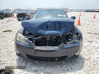 2006 Lexus IS 350 with VIN JTHBE262862006199, listed as a Copart auction lot 57180525 with 187,728 mi miles and Salvage title. Bid and sale history available at DreamBid. Image 5.